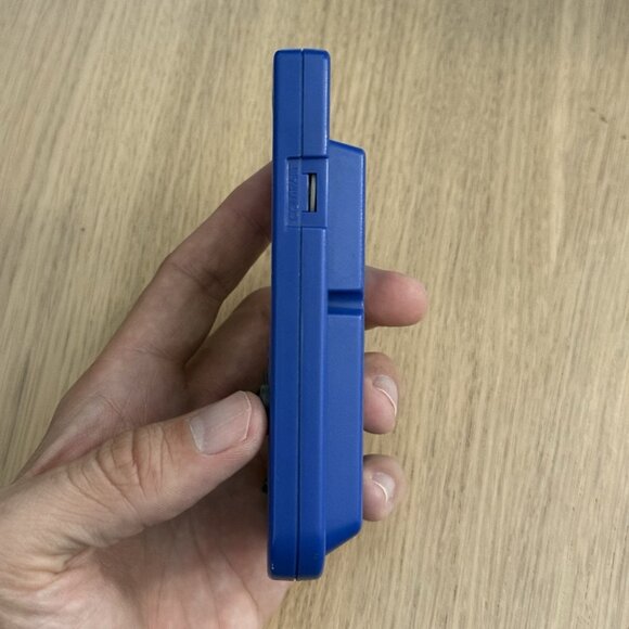 Nintendo Game Boy Pocket Original Shell Screen & Glass Lens Blue Working Tested - Picture 8 of 11